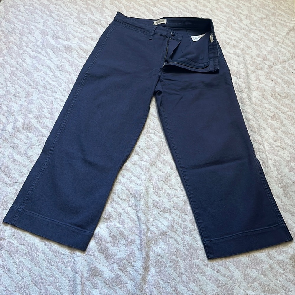 Madewell Slim Emmett Wide Leg Crop size 30